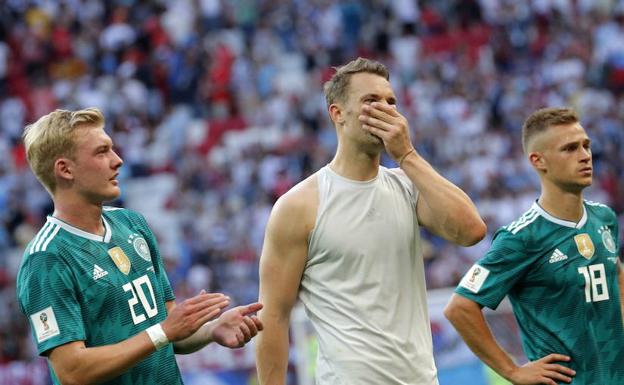La eliminación de Alemania en la fase de grupos fue la gran decepción del Mundial.