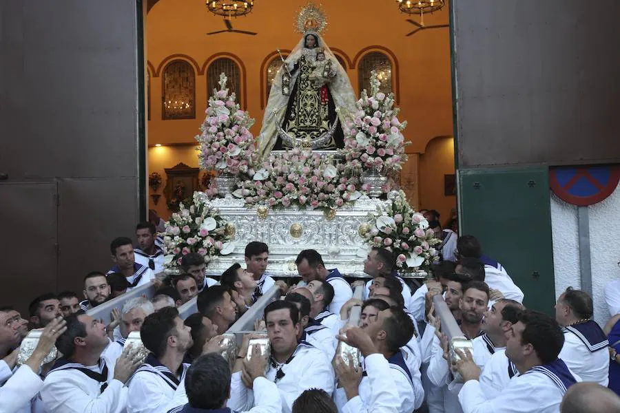Celebración de la festividad del Carmen en Los Boliches, Fuengirola