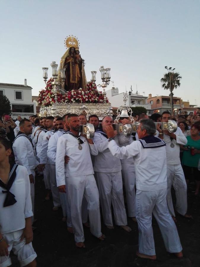 La Virgen del Carmen, en La Cala del Moral. 