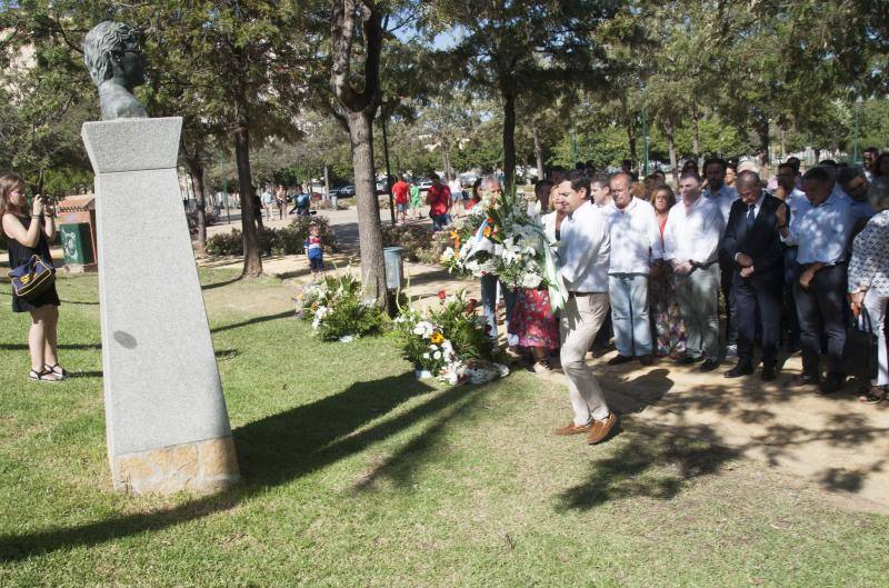 El PP y el Ayuntamiento de Málaga rinden homenaje un año más al edil fallecido en el año 2000 en la capital