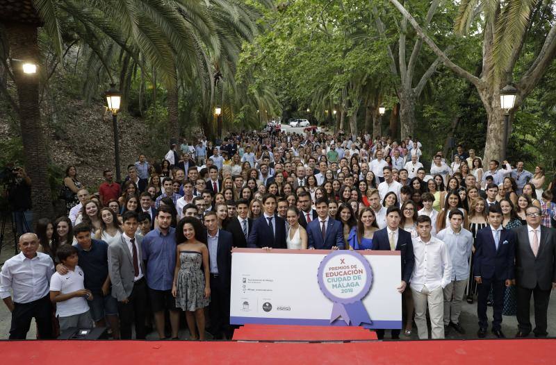 La Concepción, escenario de la entrada de distinciones a los alumnos de Educación Secundaria y Bachillerato de los centros educativos de la capital con mejores expedientes académicos