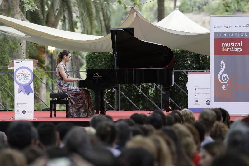 La Concepción, escenario de la entrada de distinciones a los alumnos de Educación Secundaria y Bachillerato de los centros educativos de la capital con mejores expedientes académicos