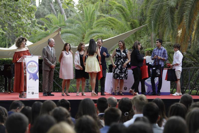 La Concepción, escenario de la entrada de distinciones a los alumnos de Educación Secundaria y Bachillerato de los centros educativos de la capital con mejores expedientes académicos