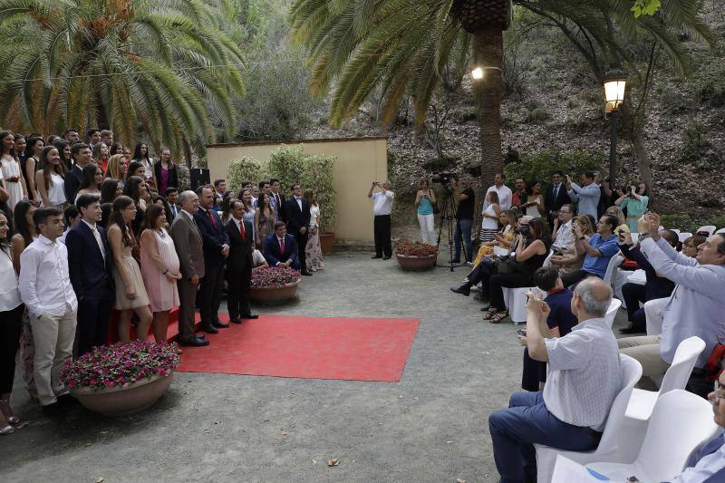 La Concepción, escenario de la entrada de distinciones a los alumnos de Educación Secundaria y Bachillerato de los centros educativos de la capital con mejores expedientes académicos