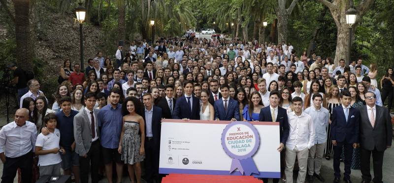 La Concepción, escenario de la entrada de distinciones a los alumnos de Educación Secundaria y Bachillerato de los centros educativos de la capital con mejores expedientes académicos