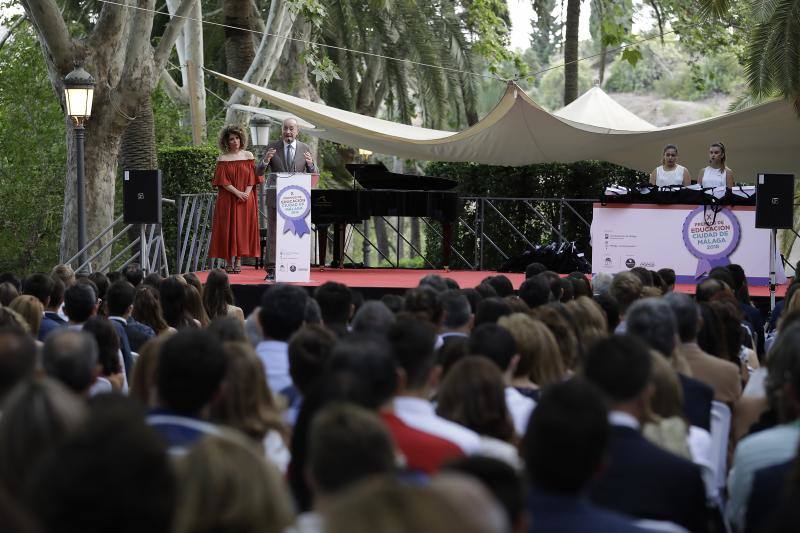 La Concepción, escenario de la entrada de distinciones a los alumnos de Educación Secundaria y Bachillerato de los centros educativos de la capital con mejores expedientes académicos