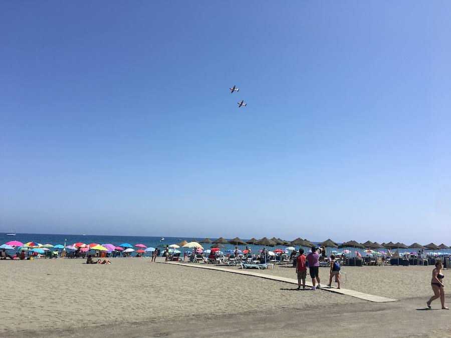 Las aeronaves se preparan para el espectáculo del domingo 29