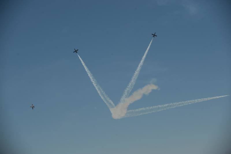 Torre del Mar acoge este festival aéreo internacional con 40 aeronaves de cuatro países diferentes 