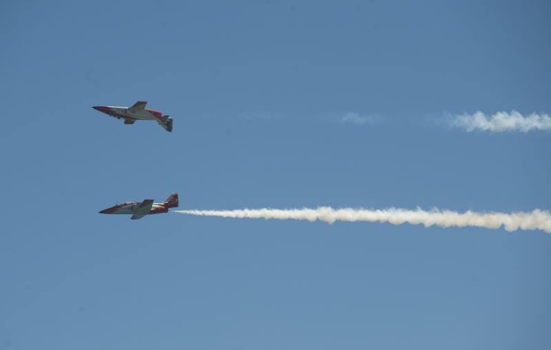 Torre del Mar acoge este festival aéreo internacional con 40 aeronaves de cuatro países diferentes 