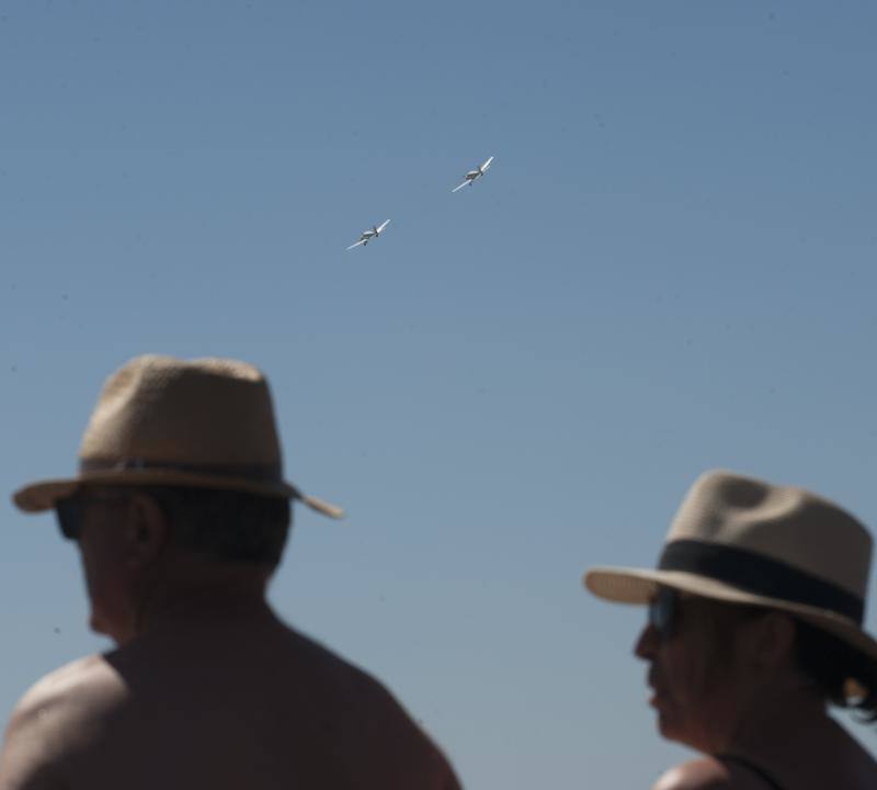 Torre del Mar acoge este festival aéreo internacional con 40 aeronaves de cuatro países diferentes 