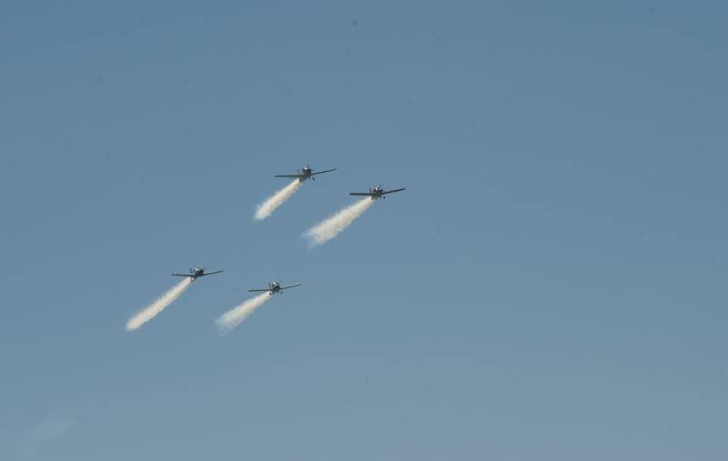 Torre del Mar acoge este festival aéreo internacional con 40 aeronaves de cuatro países diferentes 