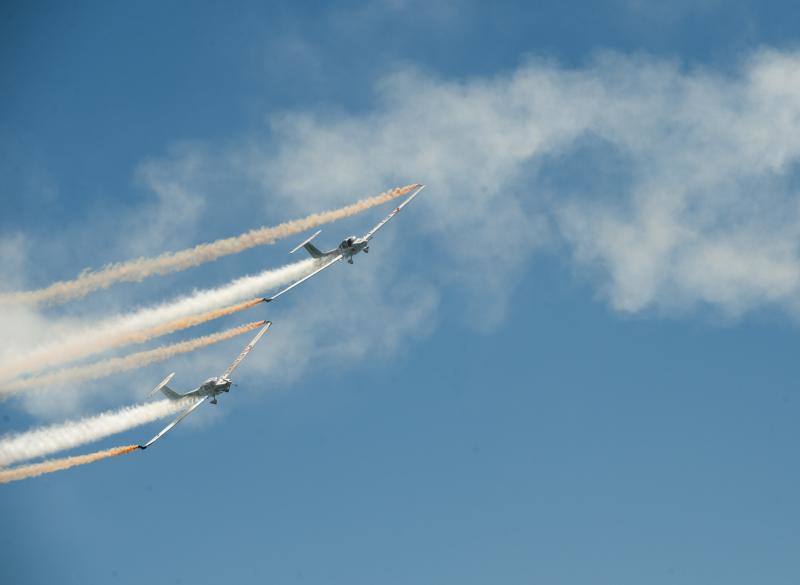 Torre del Mar acoge este festival aéreo internacional con 40 aeronaves de cuatro países diferentes 