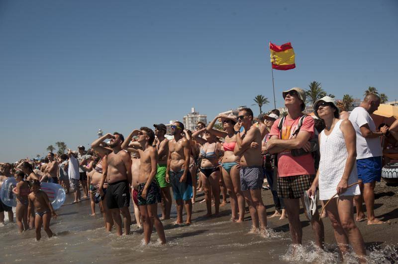 Torre del Mar acoge este festival aéreo internacional con 40 aeronaves de cuatro países diferentes 