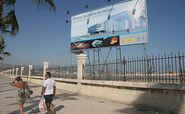 El Auditorio de Málaga está proyectado en la explanada portuaria de San Andrés.