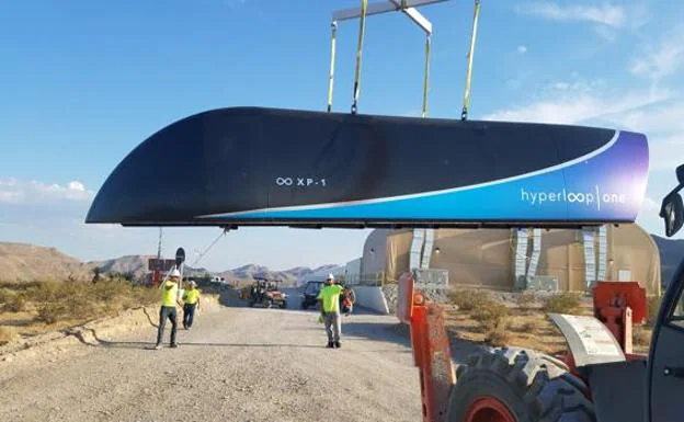Galería. Prototipos y pruebas del hyperloop. 