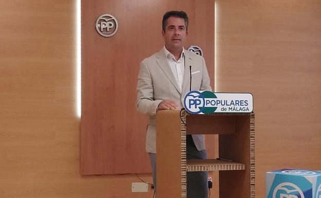 El vicesecretario de Economía del PP de Málaga, Carlos Conde