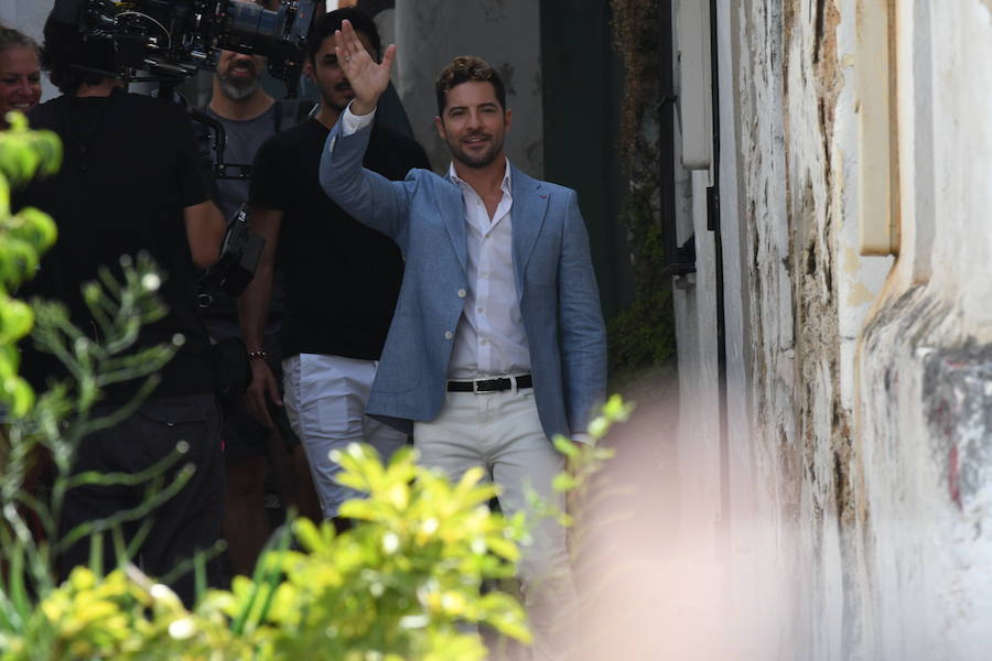 Fotos: David Bisbal graba en Marbella su nuevo videoclip