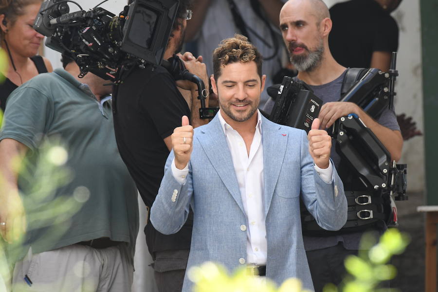 Fotos: David Bisbal graba en Marbella su nuevo videoclip