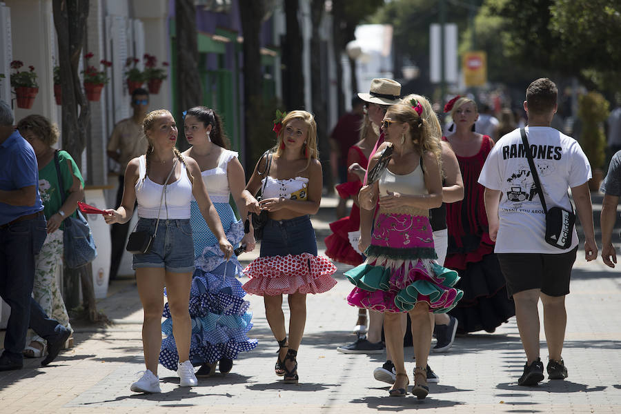 Fotos: Las mejores imágenes del primer domingo de la Feria de Málaga 2018