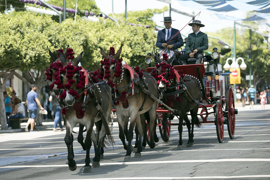 Fotos: Las mejores imágenes del primer domingo de la Feria de Málaga 2018