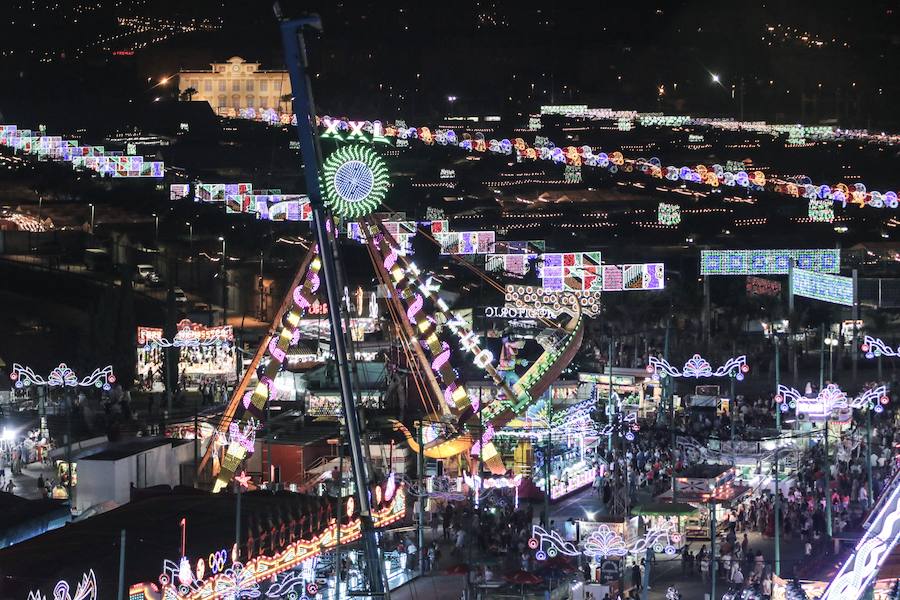 Fotos: Las mejores imágenes del primer domingo de la Feria de Málaga 2018