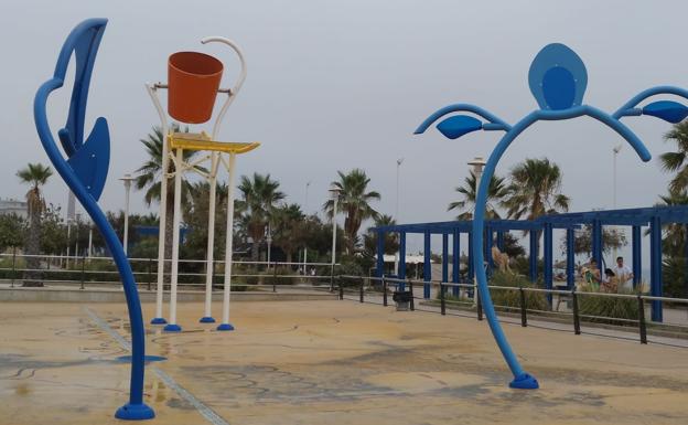 Imagen de las atracciones averiadas.