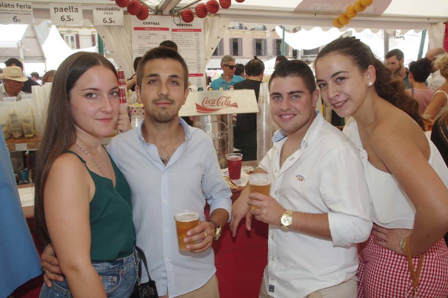 Fátima Villén, Alberto Aguayo, Javi Jiménez y Alba González que han venido de la localidad jienense de Castillo de Locubín