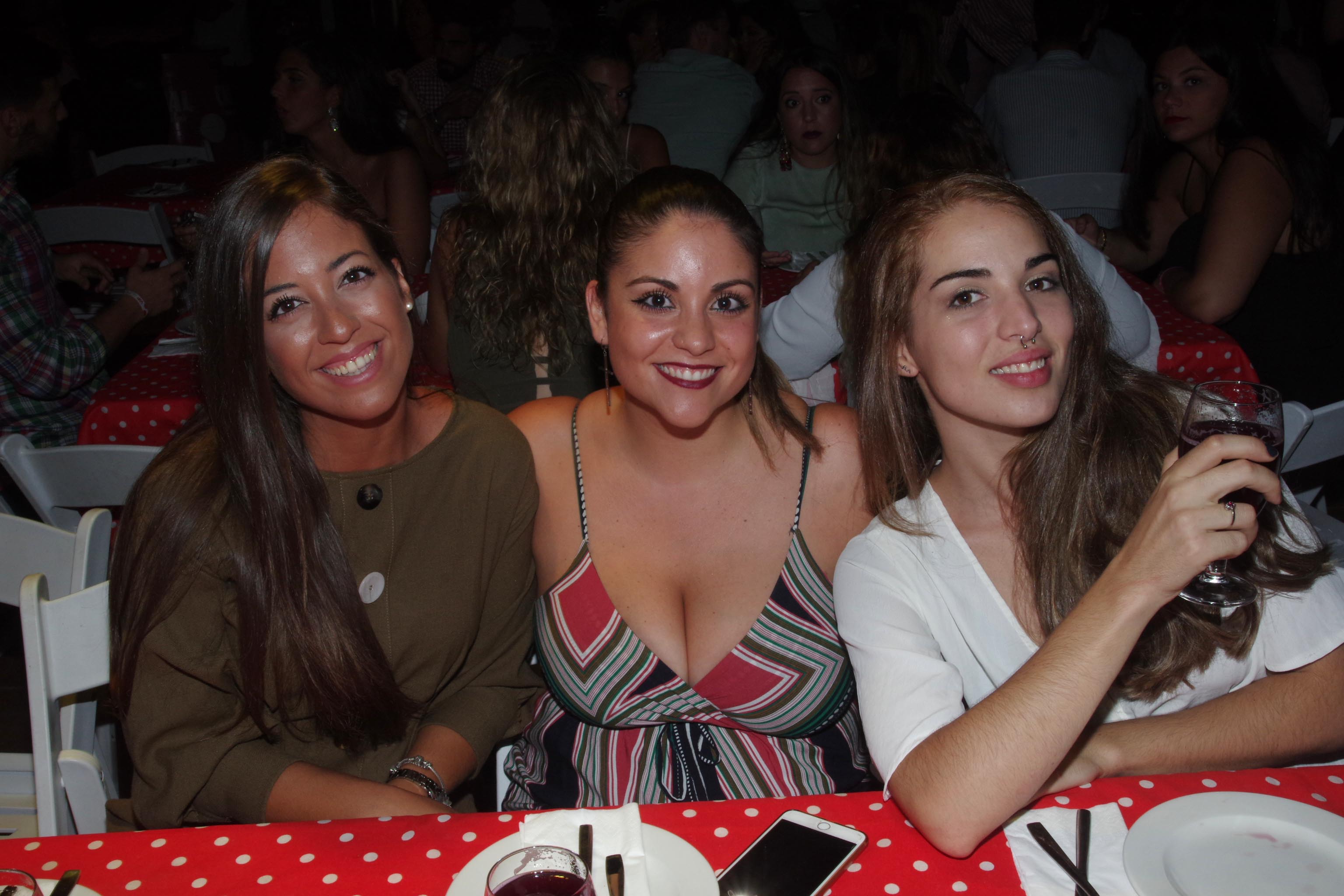 Estefanía Baena, Cristina Roldán y Marta Sánchez