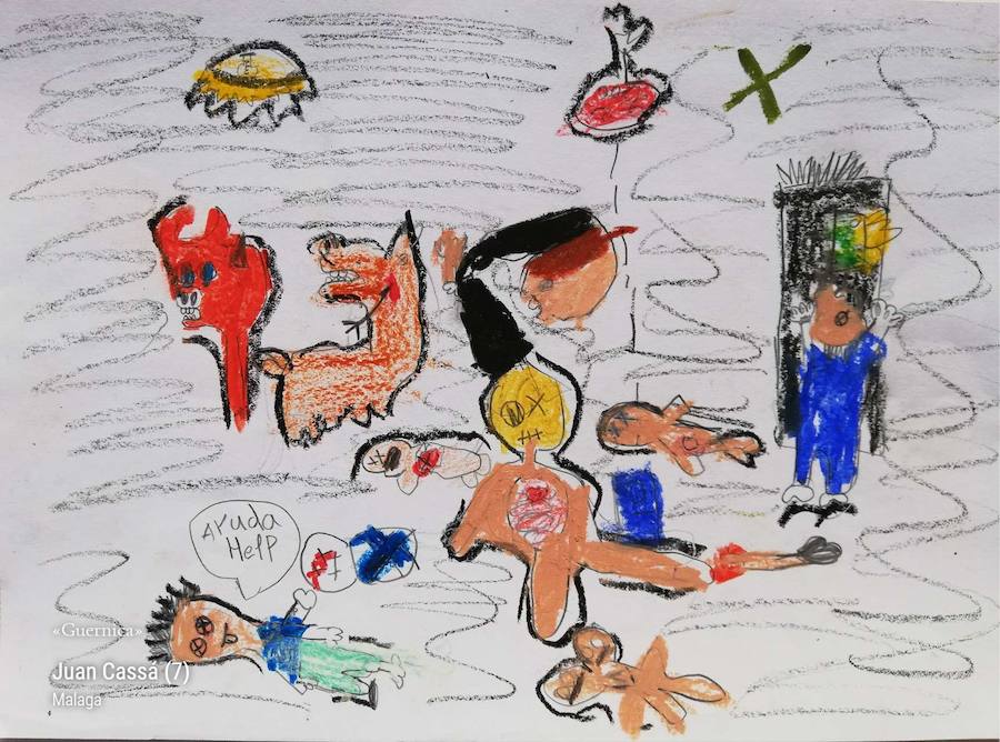 La Orquesta Sinfónica Provincial estrenará en el Martín Carpena la obra compuesta por Yuri Chugúyev en un concierto organizado por la Fundación Orden de la Paz, dentro de los actos del Octubre Picassiano. Niños y niñas de hasta 16 años pueden participar a través de un concurso de dibujo y verán sus trabajos proyectados durante el concierto en una pantalla gigante. Vota y participa:  http://ordendelapaz.org / Dibujo de: Juan Cassá (7). Málaga