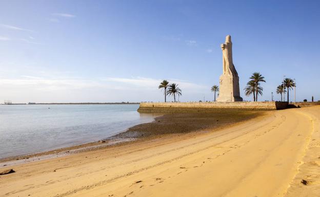 Monumento a la Fe Descrubidora, más conocido como el de Cristóbal Colón, en Huelva. 