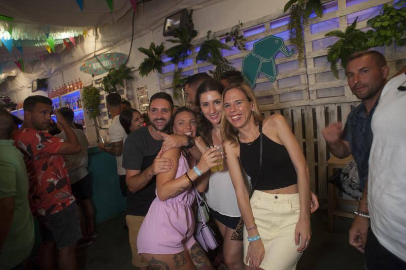 Ambiente en el Cortijo de Torres en la jornada del viernes.