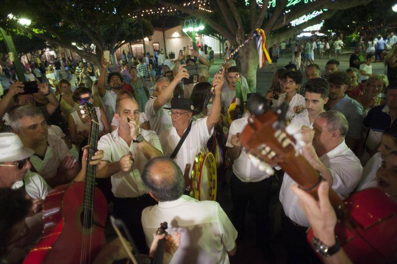 Ambiente en el Cortijo de Torres en la jornada del viernes.