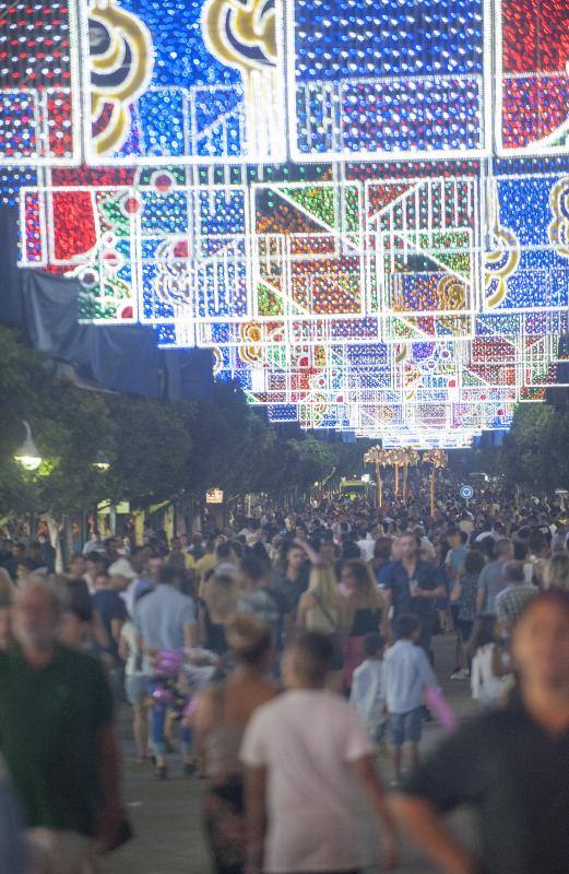 Ambiente en el Cortijo de Torres de noche