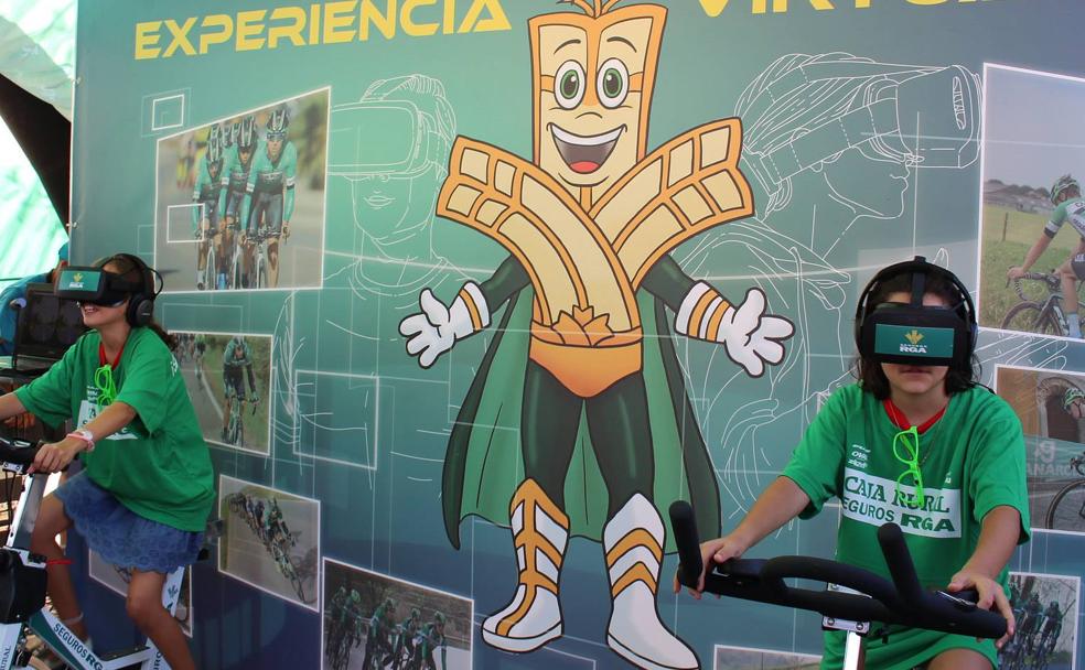 Los asistentes podrán pedalear en dos bicicletas profesionales acopladas a una pantalla. 