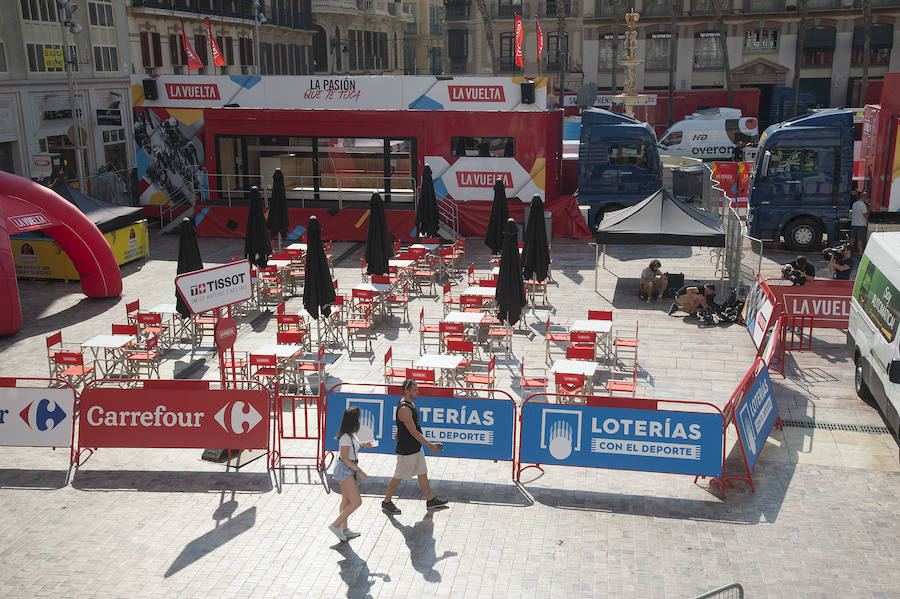Fotos: Así se prepara Málaga para recibir La Vuelta a España