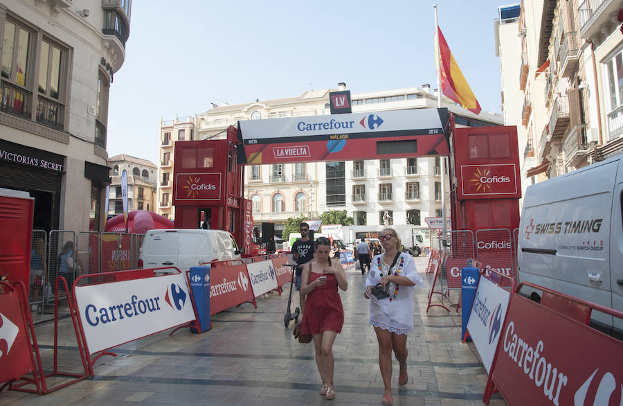 Fotos: Así se prepara Málaga para recibir La Vuelta a España