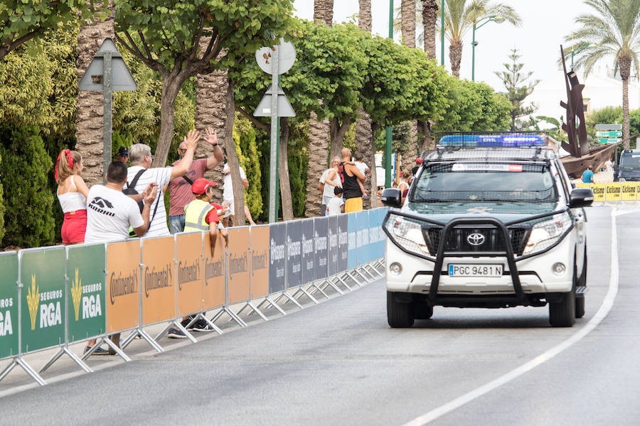 Málaga es protagonista en la Vuelta Ciclista España 2018. La etapa inicial y hasta otras tres tocan tierras malagueñas en una edición en la que hasta la canción oficial es de una malagueña. Aquí recogemos las mejores imágenes del paso por Málaga