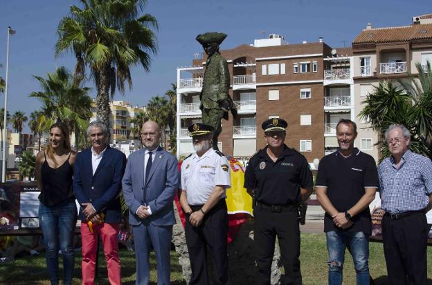 HOMENAJE AL ALMIRANTE BLAS DE LEZO EN TORRE DEL MAR