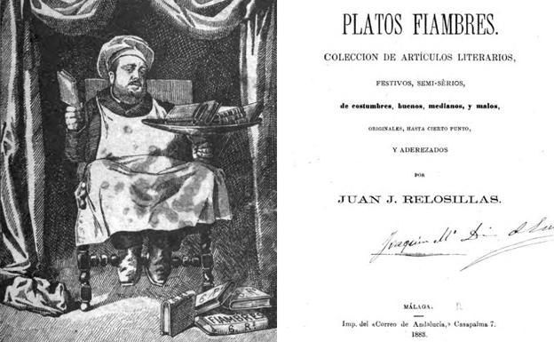 Portada de 'Platos fiambres', Juan José Relosillas (Málaga, 1883).