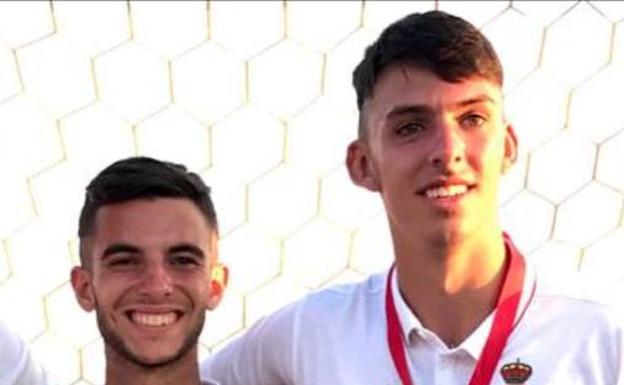 Bandera (izquierda) y Venegas (derecha), con el bronce del pasado Europeo sub-18 de este año. 