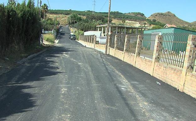 Vista de la zona en la que se han producido los robos de cobre.