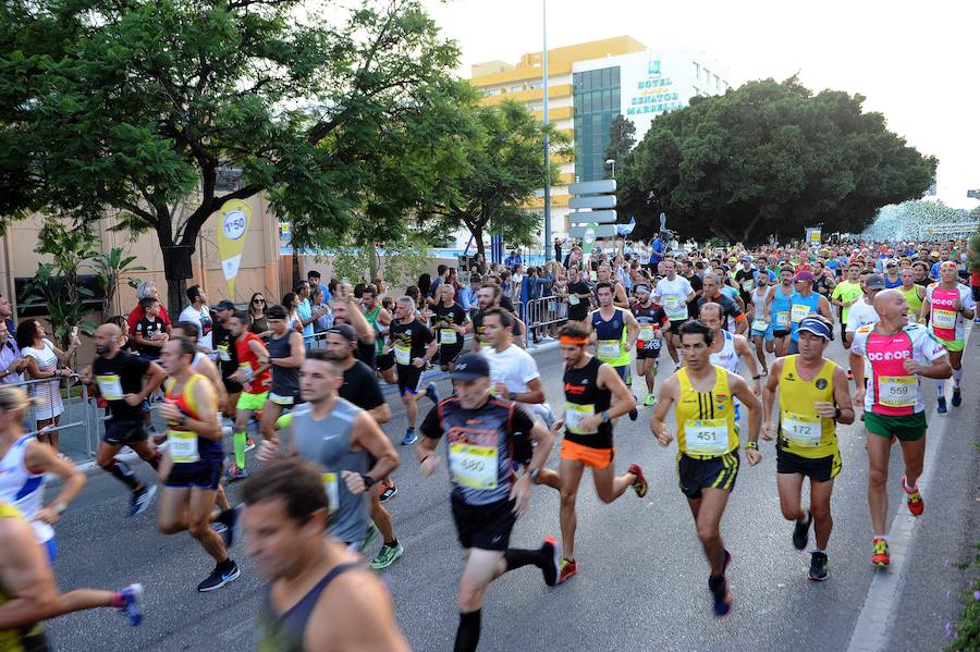 El Cueva de Nerja arrasa en la prueba, que fue nocturna