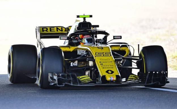 Carlos Sainz, en Suzuka. 