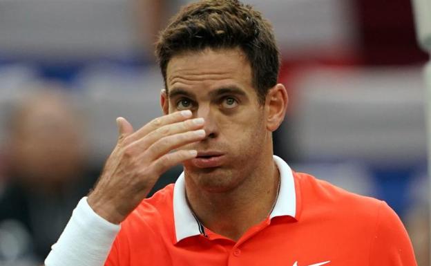 Del Potro, emocionado durante el Masters 1000 de Shangái