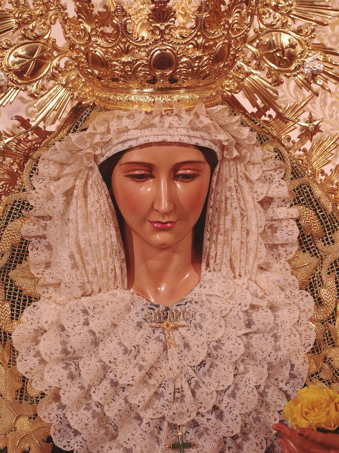 La muestra, organizada por la junta provincial de la Asociación Española contra el Cáncer (AECC), reúne en la calle Larios 45 fotos de Eduardo Nieto de las Vírgenes de Semana Santa y de la Patrona de Málaga. Más información  aquí .