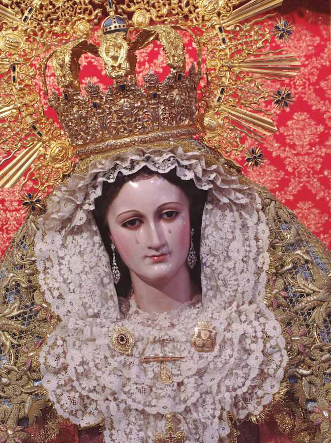 La muestra, organizada por la junta provincial de la Asociación Española contra el Cáncer (AECC), reúne en la calle Larios 45 fotos de Eduardo Nieto de las Vírgenes de Semana Santa y de la Patrona de Málaga. Más información  aquí .