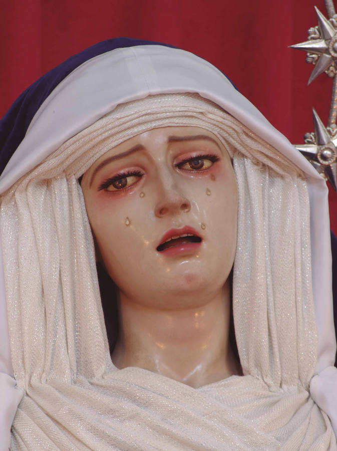 La muestra, organizada por la junta provincial de la Asociación Española contra el Cáncer (AECC), reúne en la calle Larios 45 fotos de Eduardo Nieto de las Vírgenes de Semana Santa y de la Patrona de Málaga. Más información  aquí .