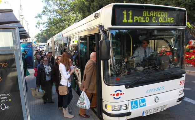 Cambios en las paradas de autobús de la Alameda Principal por obras