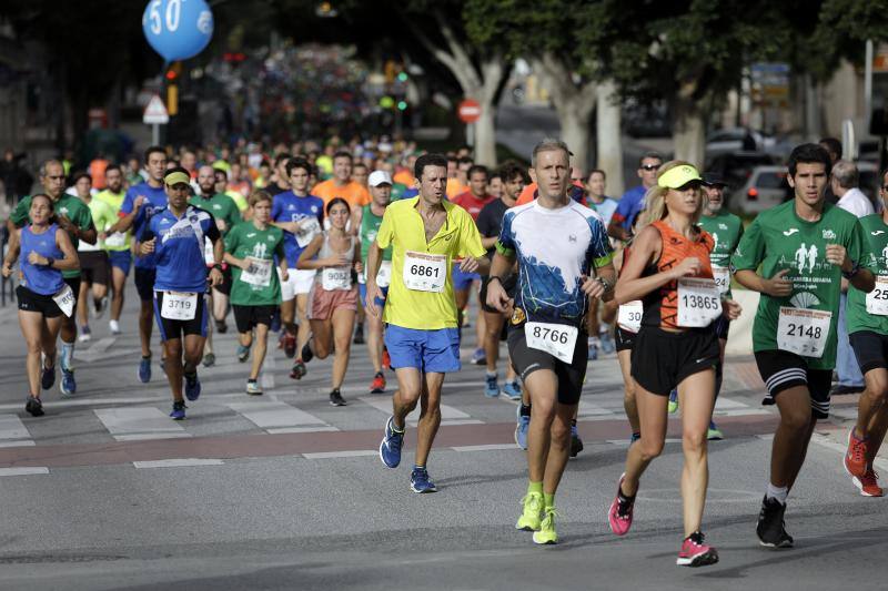 Más de 18.000 personas corrieron por las calles de Málaga en la 40 edición de esta tradicional prueba popular