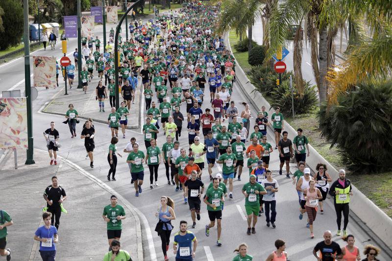 Más de 18.000 personas corrieron por las calles de Málaga en la 40 edición de esta tradicional prueba popular